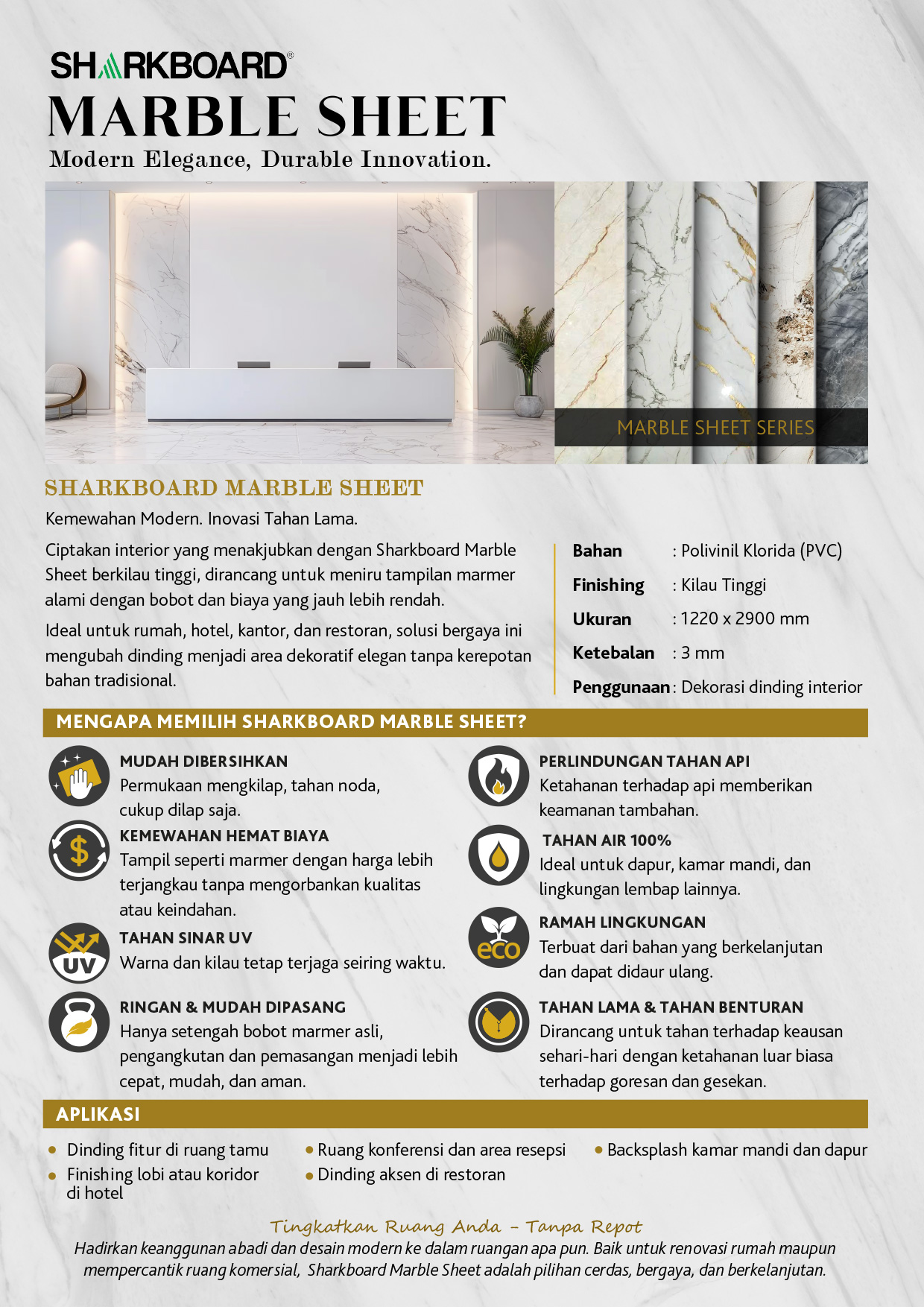 SHARKBOARD Marble Sheet