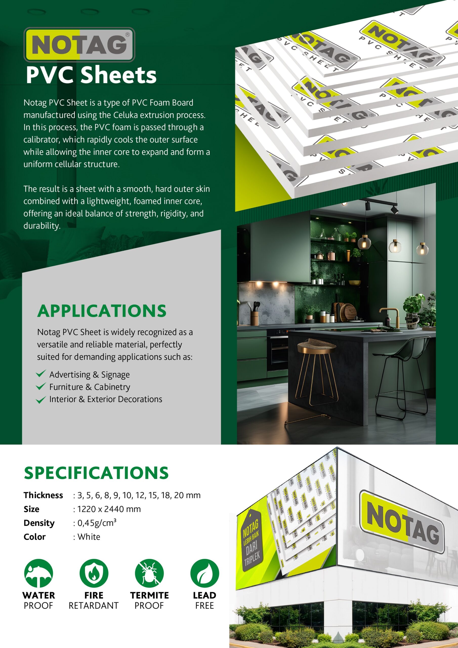 Notag PVC Sheet